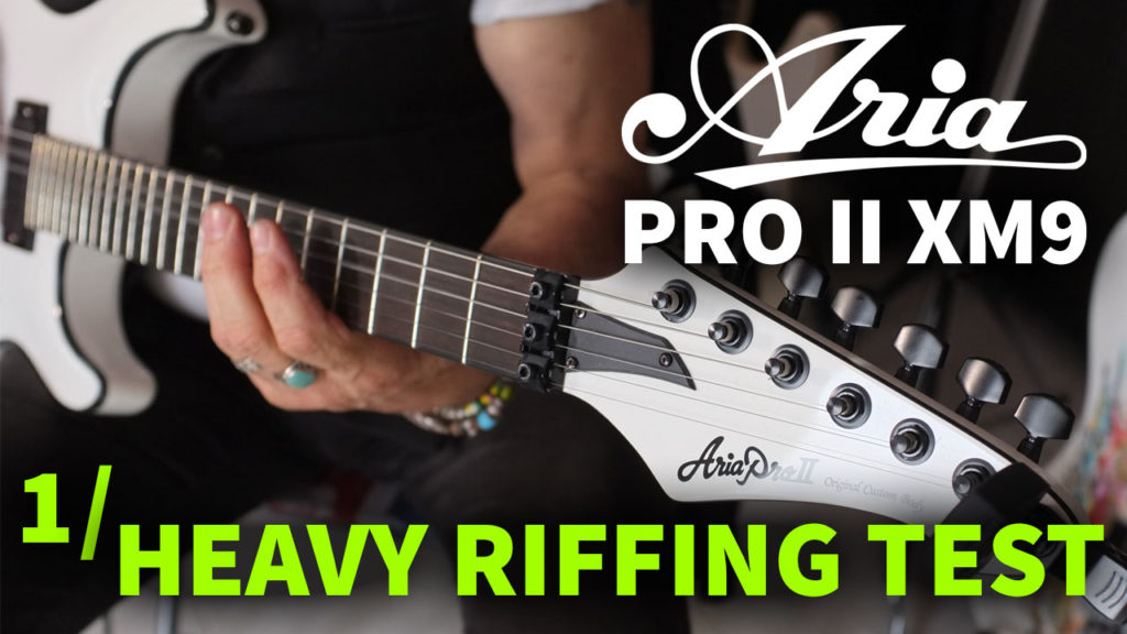 Aria Pro II XM9 Heavy metal guitar EMG pickup